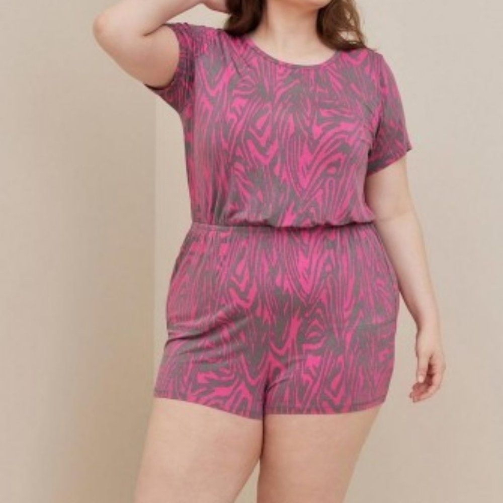 Torrid SUPER SOFT ELASTIC WAIST LOUNGE ROMPER